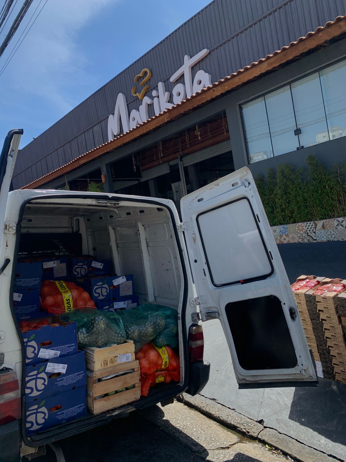 Frutas e legumes frescos